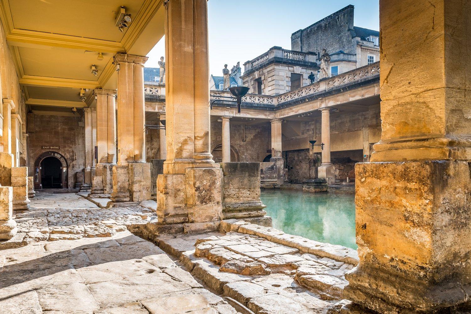Great Bath and columns