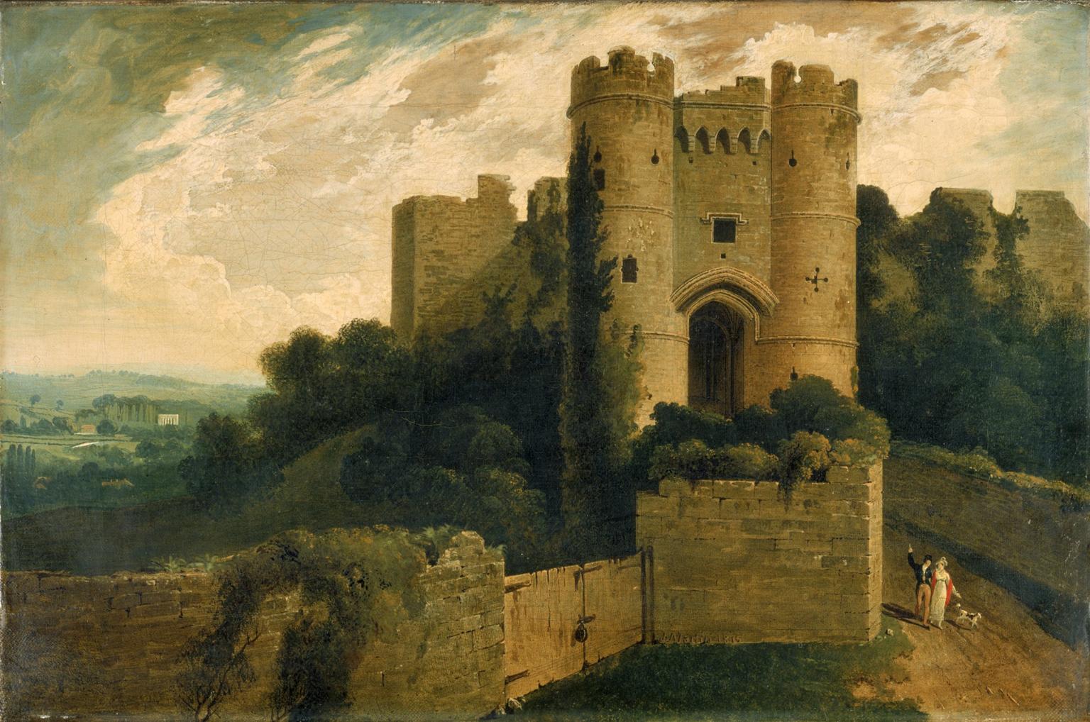 John Martin, The Entrance to Carisbrooke Castle, 1815, Laing Art Gallery, Art Funded 1976