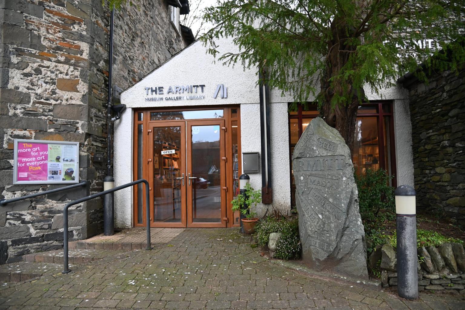 Armitt Library and Museum Centre entrance March 2022