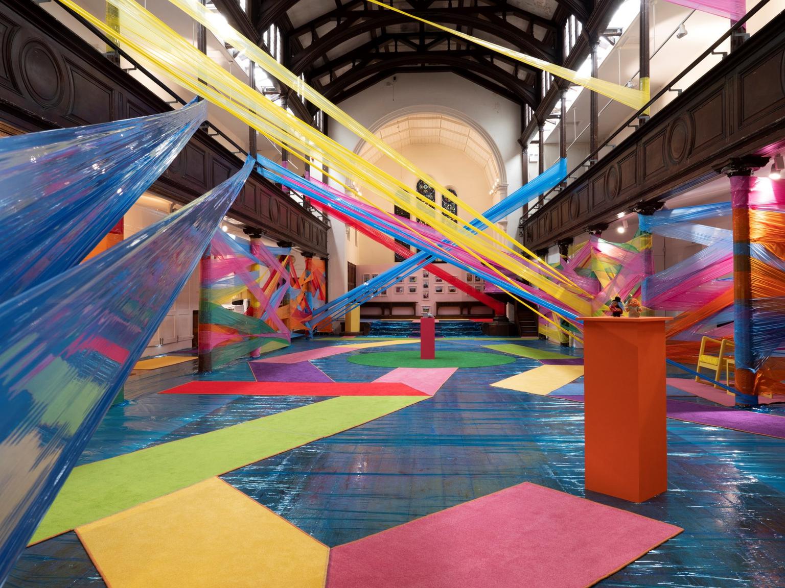 Installation view of 'A Simple Act Of Wonder', by Walter & Zoniel, Fabrica, 2020