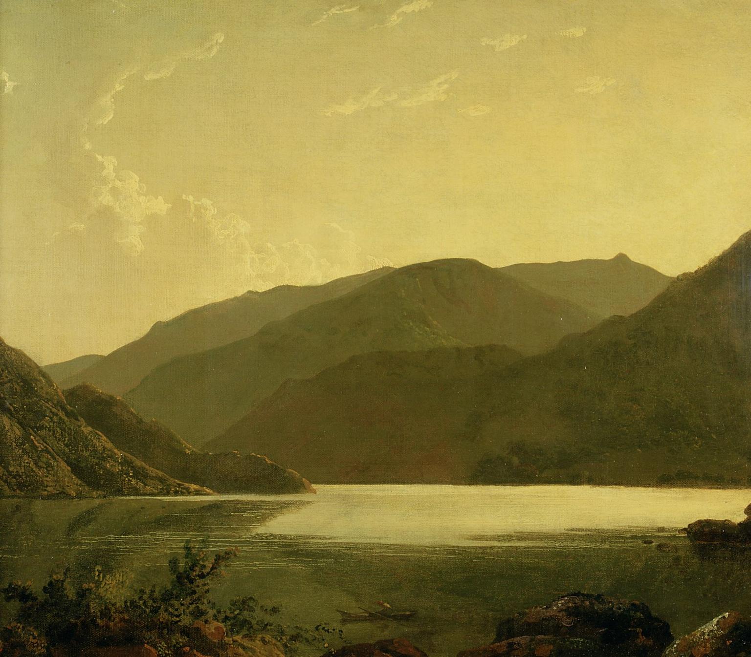 It portrays the mountains in the southern part of Ullswater and provides the setting for one of Wordsworth's most significant passages, where the young Wordsworth steals the boat and provokes the wrath of the mountains.