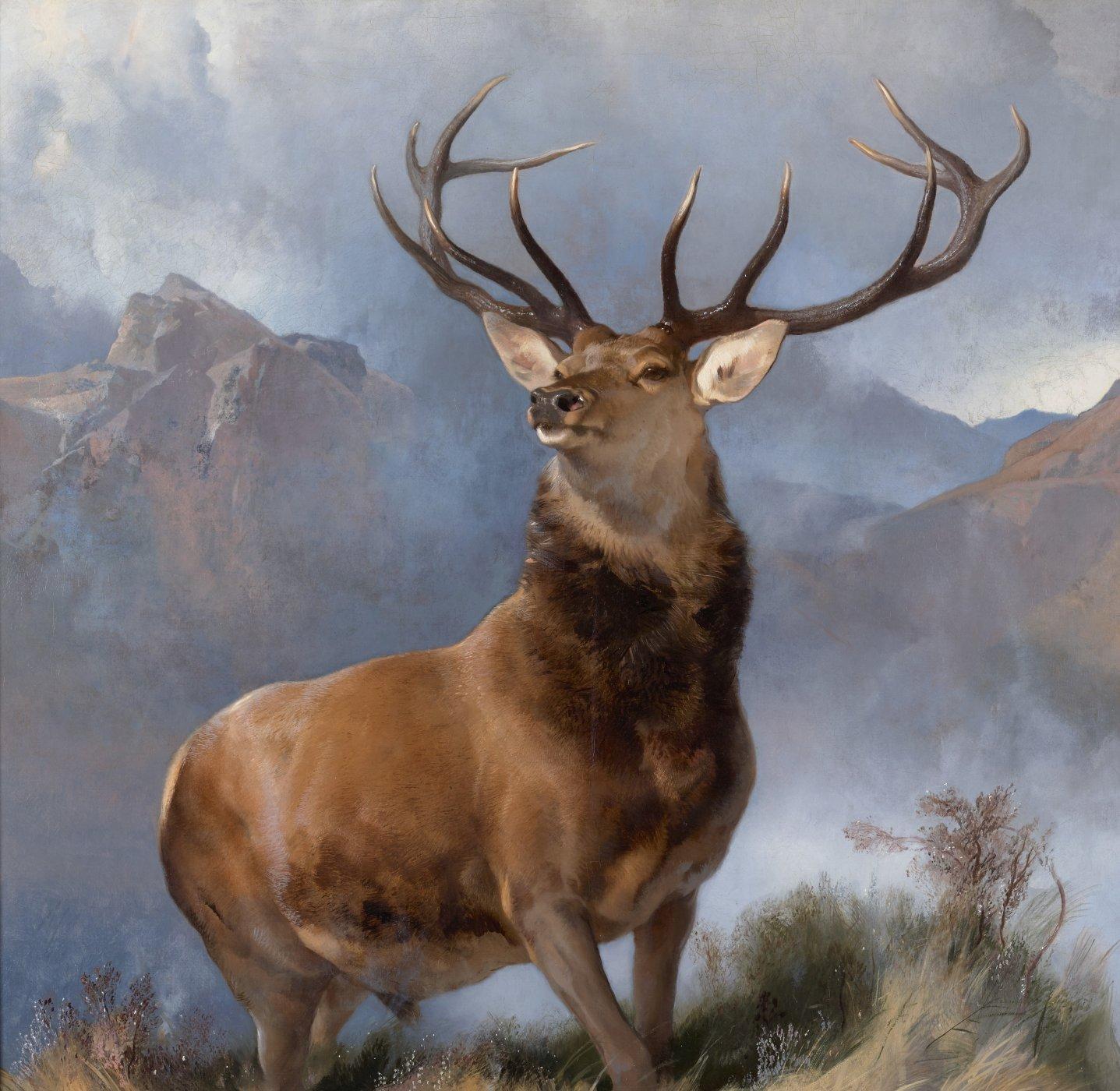 Sir Edwin Landseer. Purchased by the National Galleries of Scotland as a part gift from Diageo Scotland Ltd, with contributions from the Heritage Lottery Fund, Dunard Fund, the Art Fund, the William Jacob Bequest, the Tam O’ Shanter Trust, the Turtleton Trust, and the K. T