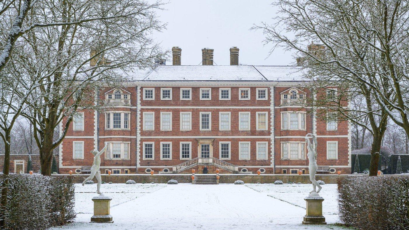 Ham House and Garden, house from the wilderness