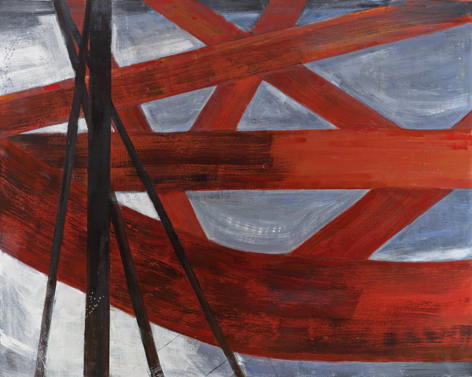 This expressionistic painting, from the artist's experimental late period, featured in City Art Centre's 2012/13 exhibition 'Wilhelmina Barns-Graham: A Scottish Artist in St Ives'.