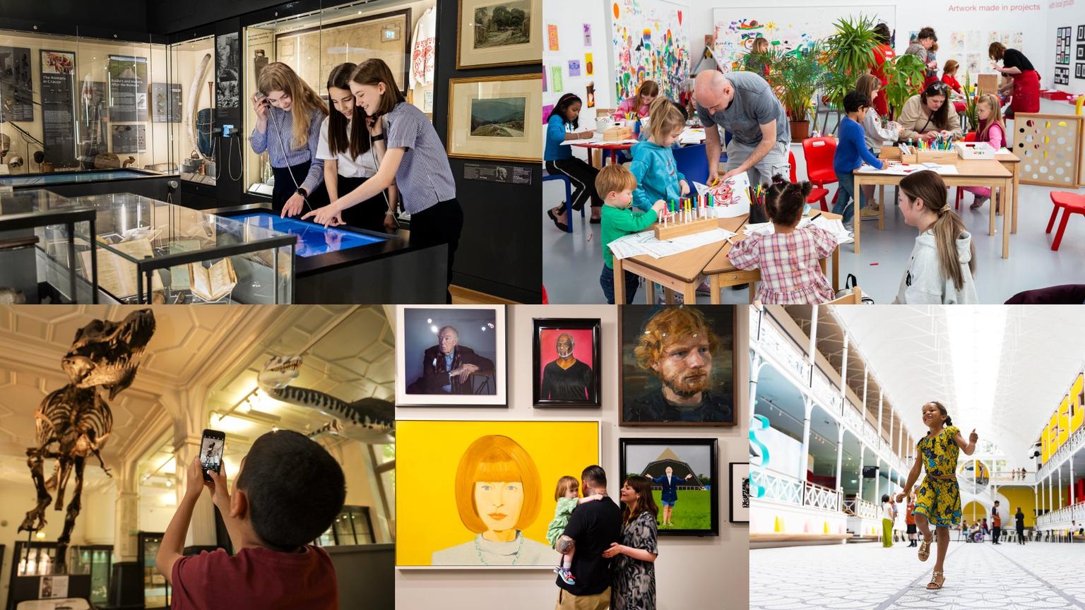 Montage of images highlighting the Museum of the Year 2024 finalists