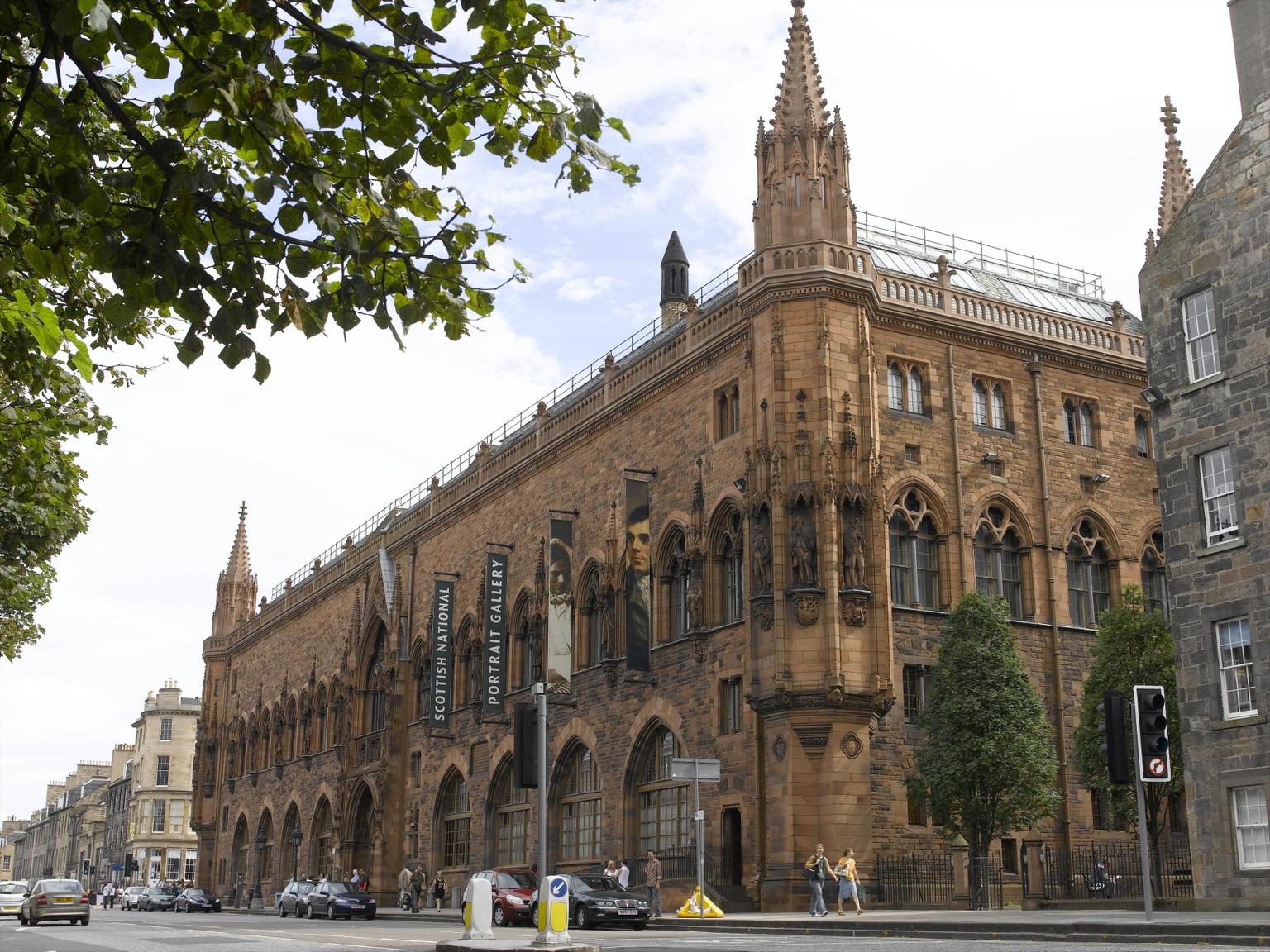 The exterior of the Scottish National Portrait Gallery