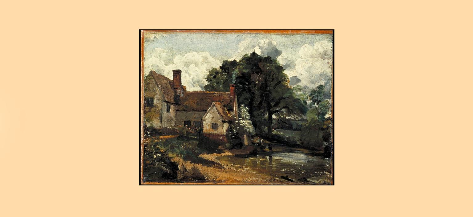 John Constable, Willy Lott's House, Flatford, 1831, Ipswich Museum, Art Funded 1941