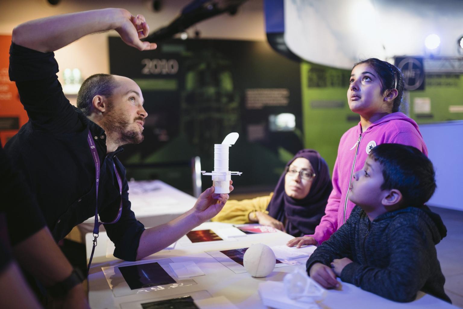 Visitors at the Science and Industry Museum