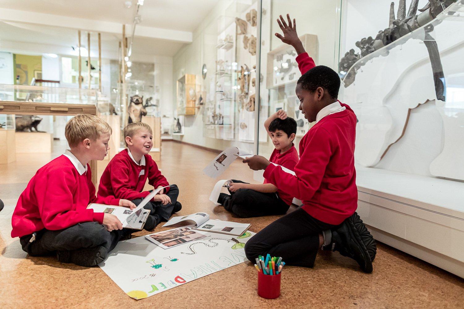 A school workshop pilot run by Derby Museum and Art Gallery as part of The Wild Escape