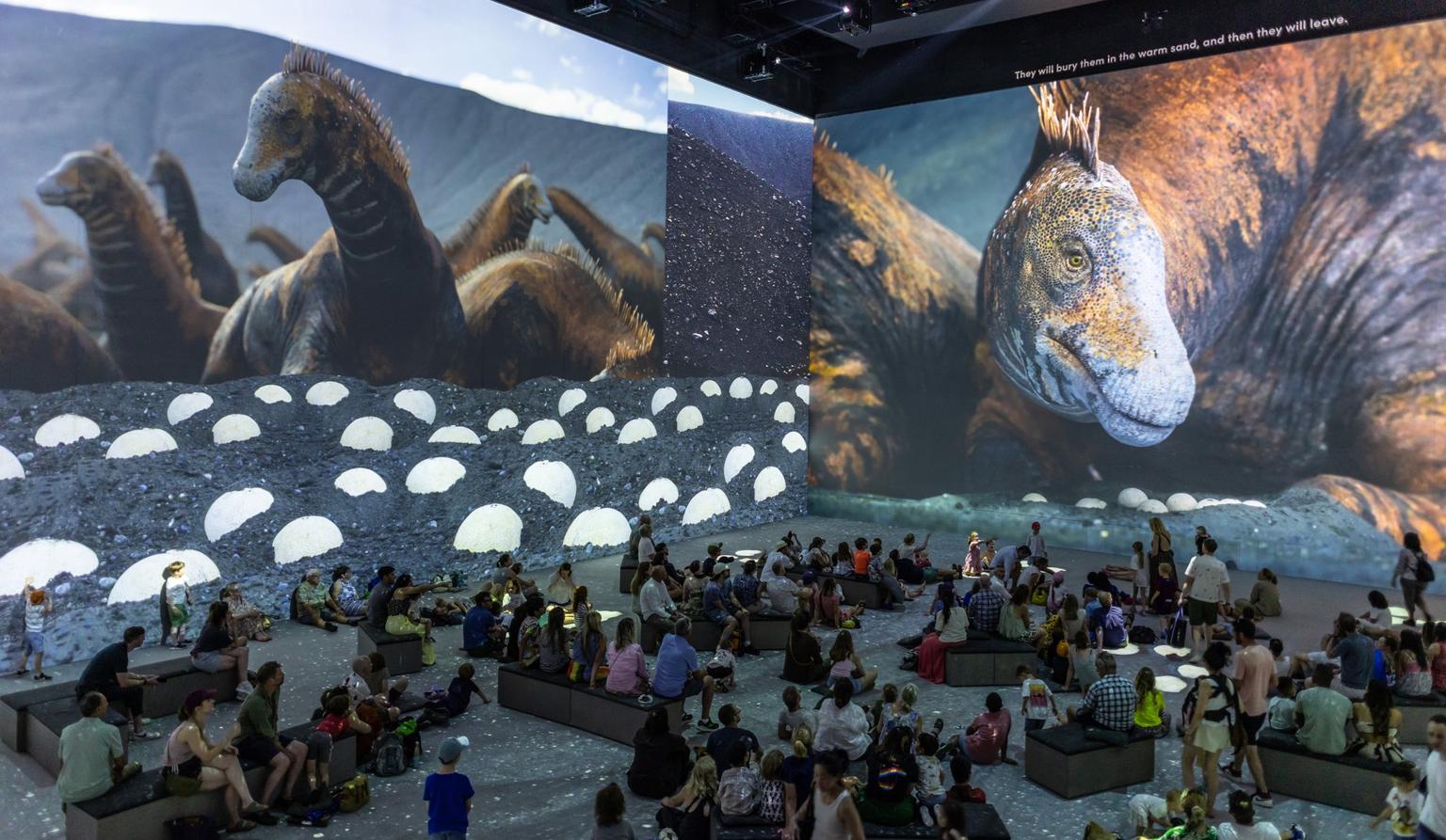 Prehistoric Planet:Discovering Dinosaurs, narrated by Damian Lewis, Lightroom, King's Cross