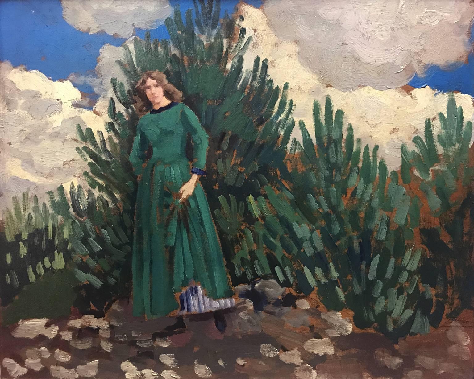 The Lady in the Green Dress (Euphemia Lamb) - Art Fund The Lady in the Green Dress (Euphemia Lamb) - Art Fund