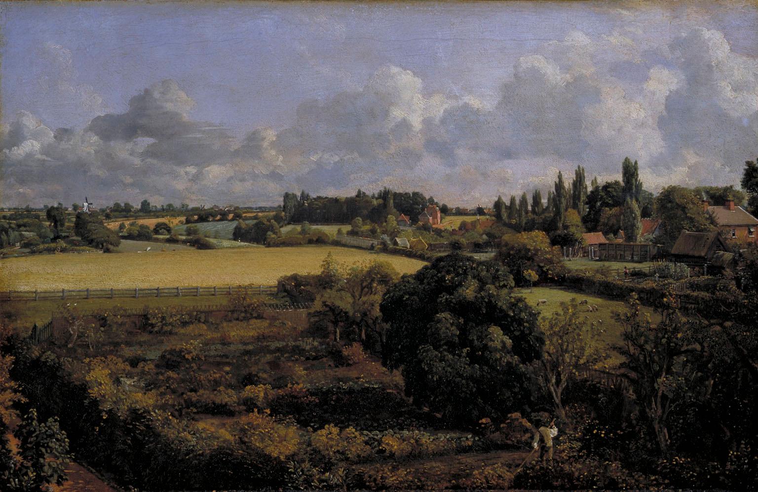 John Constable, Golding Constable’s Kitchen Garden, c1815