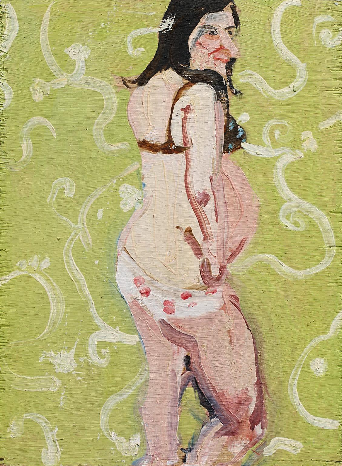 Chantal Joffe, Self-Portrait Pregnant (2), 2004