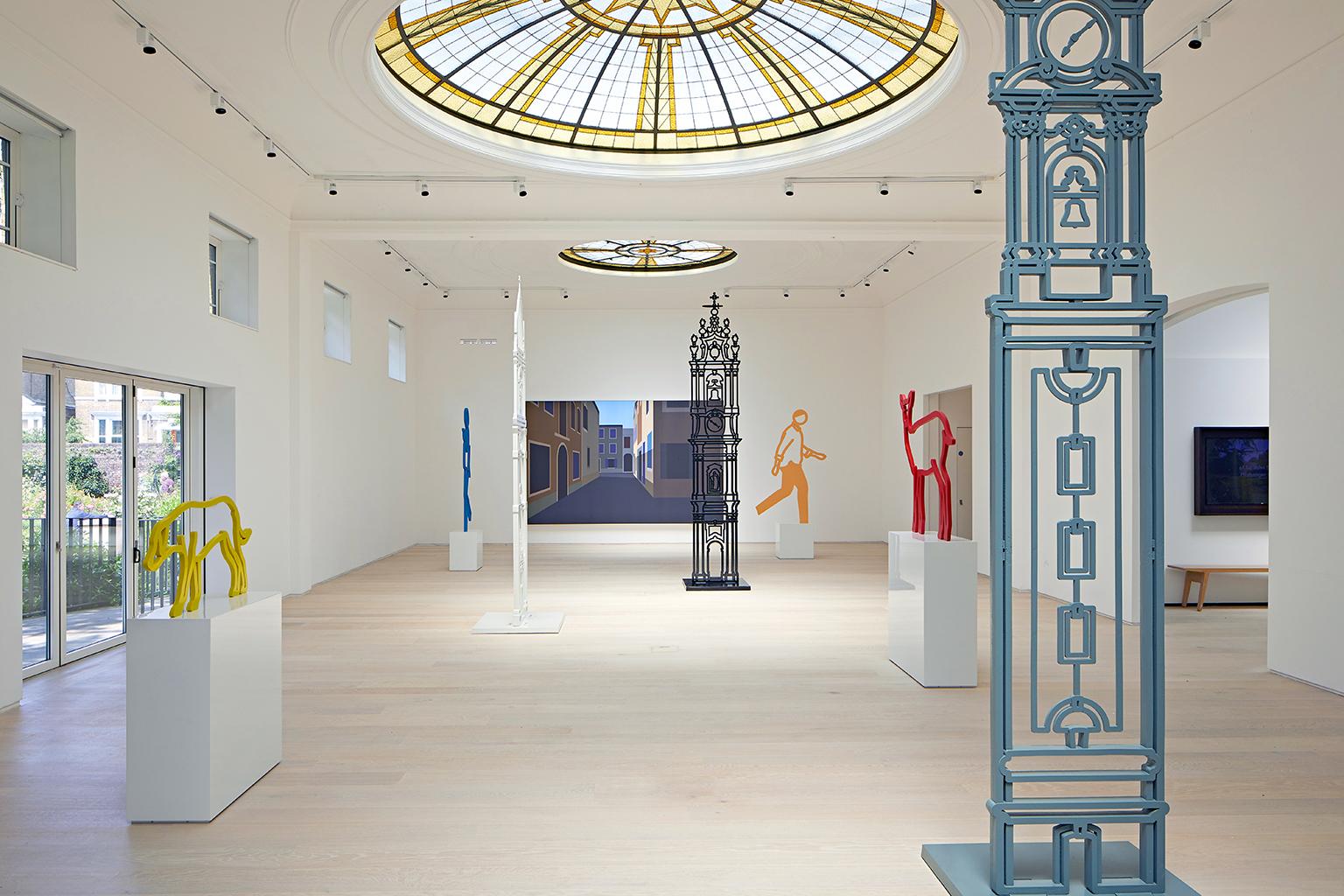‘Julian Opie’ at Pitzhanger Manor & Gallery, 2021, installation view