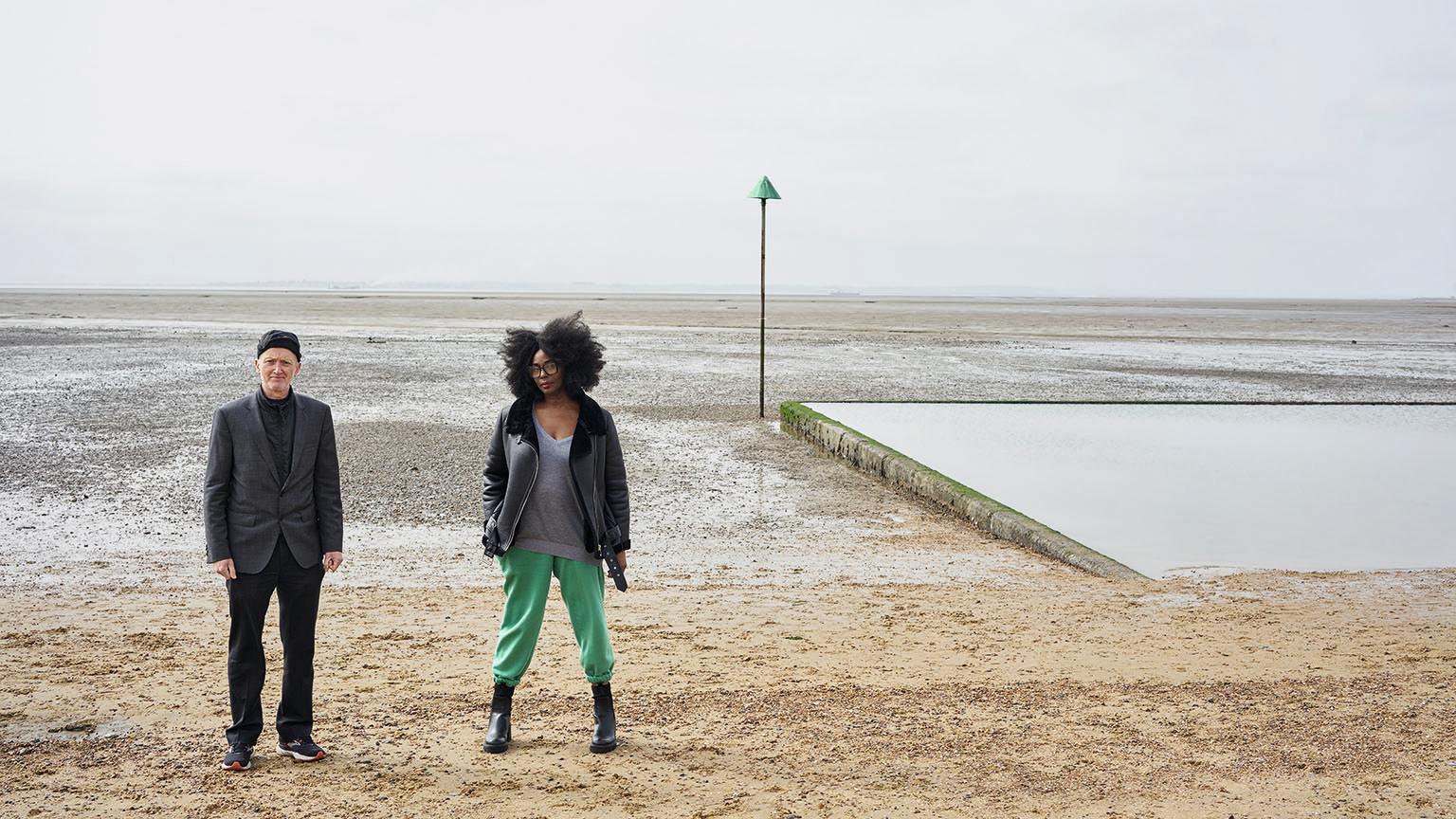 Michael Landy and Elsa James in Southend-on-Sea, Essex, 2021