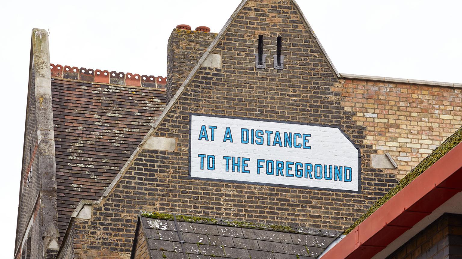 AT A DISTANCE TO THE FOREGROUND, 1999, installation view at the SLG Fire Station, 2021