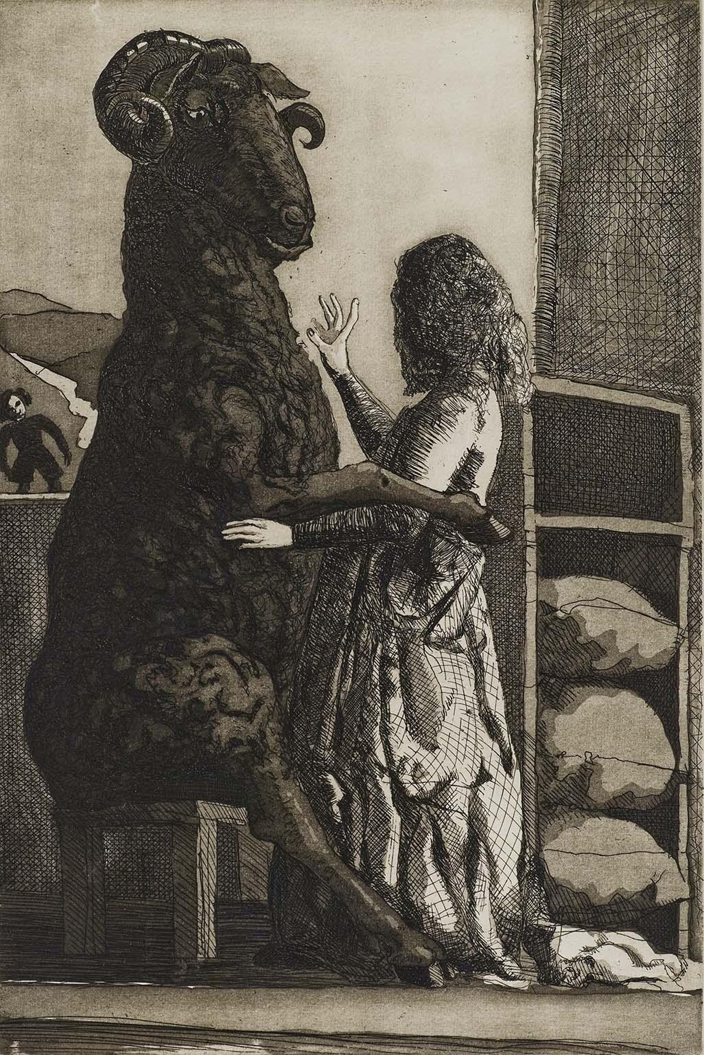 Paula Rego, Baa, Baa, Black Sheep, 1989