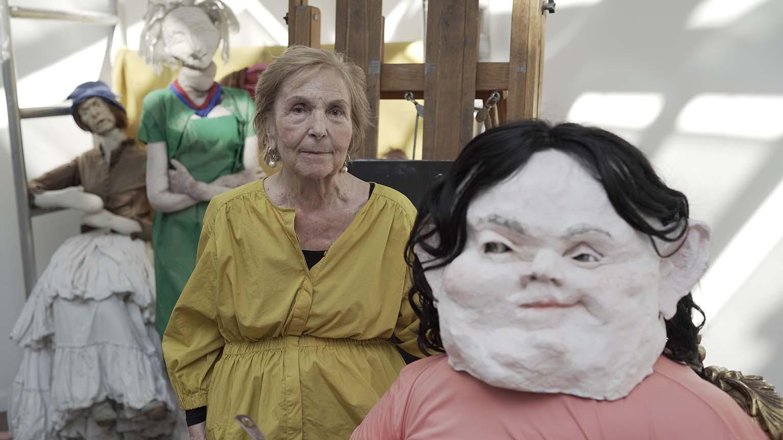 Paula Rego in her London studio, 2019