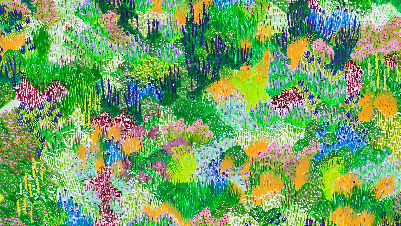 Drawing for Pollinator Pathmaker, 2020