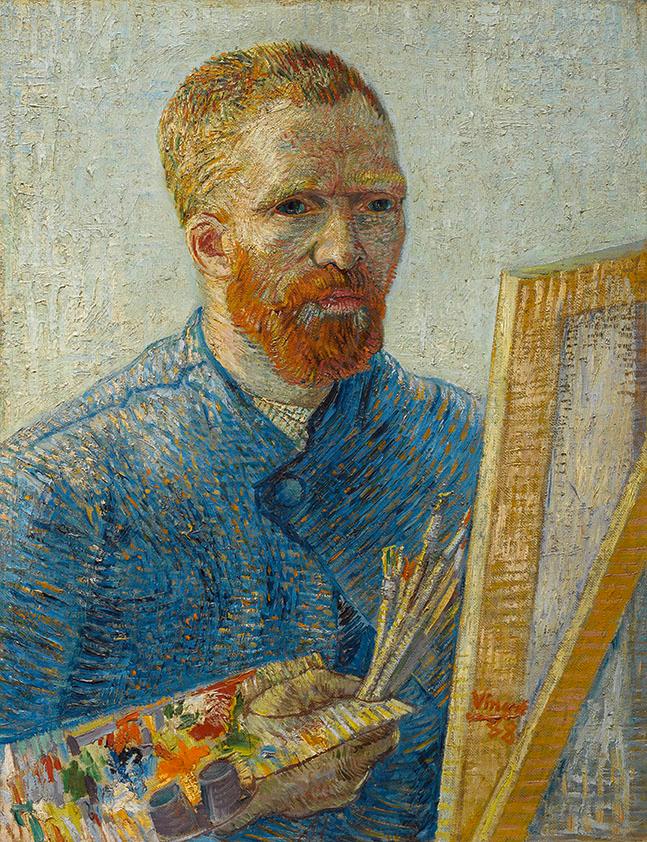 Vincent van Gogh, Self-Portrait as a Painter, 1888.
