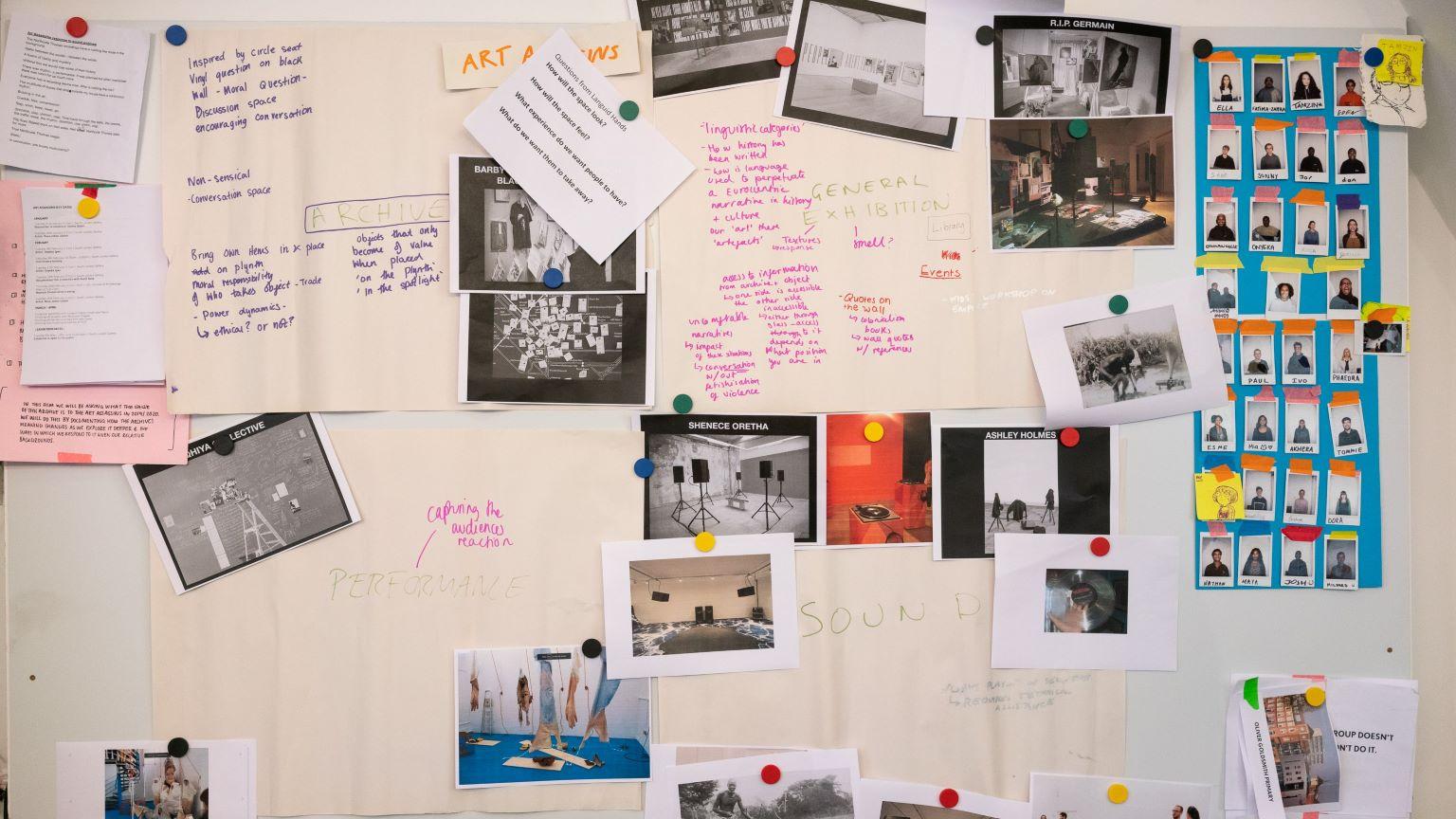 Art Assassins exhibition planning. Photo: Sam Nightingale