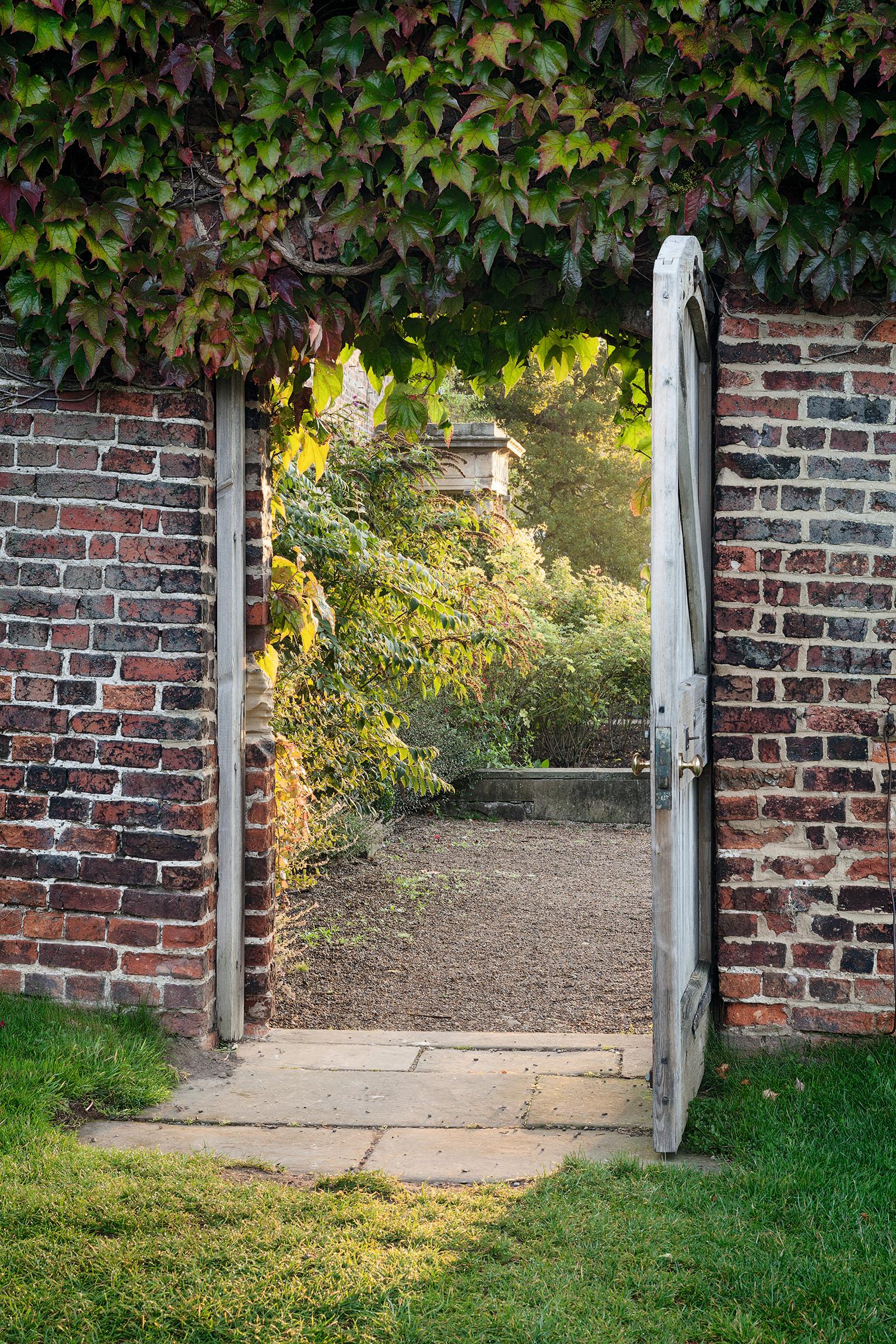An entrance to the Walled Garden at Harewood House