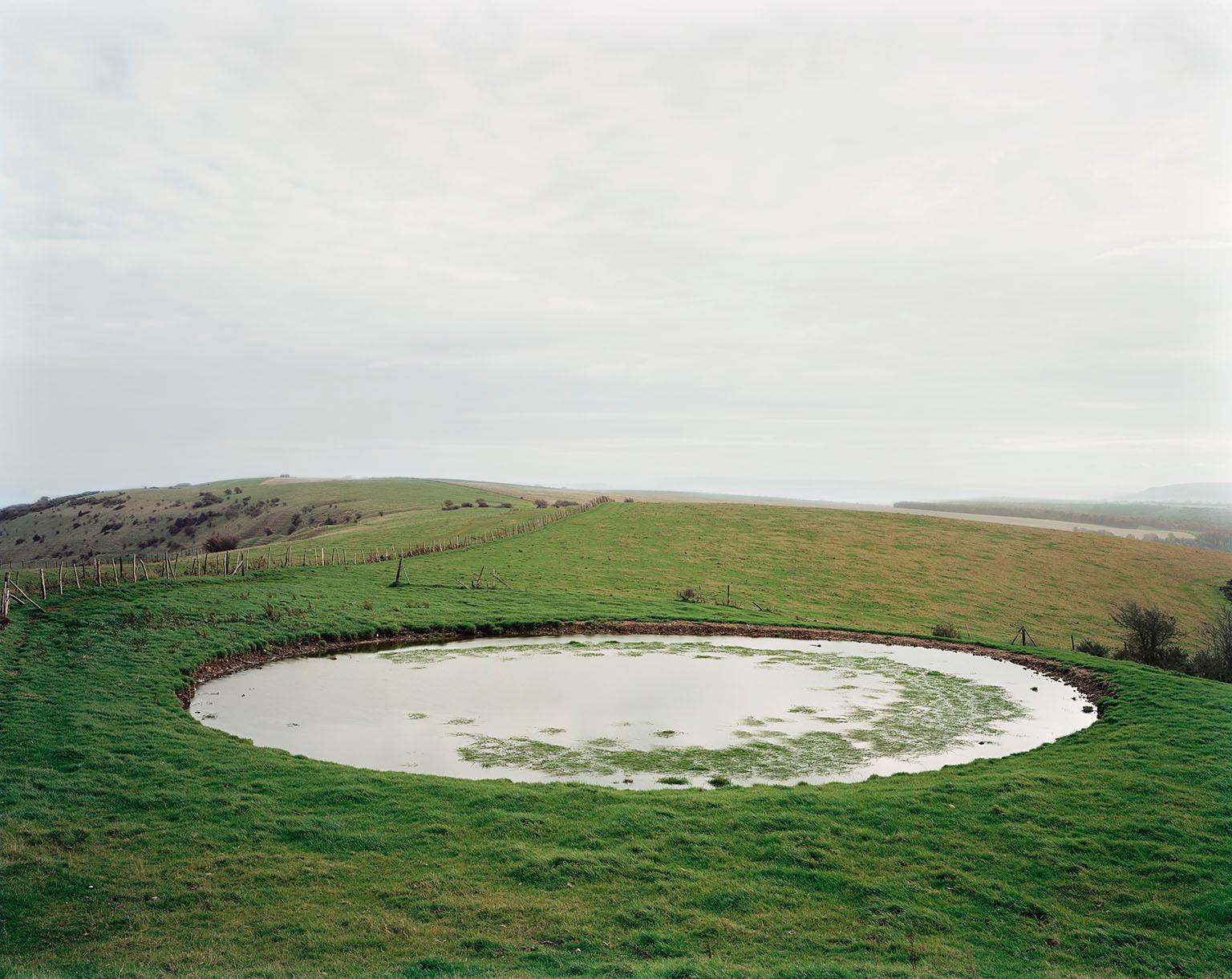 Jem Southam, Ditchling Beacon, Dew Pond, 1999