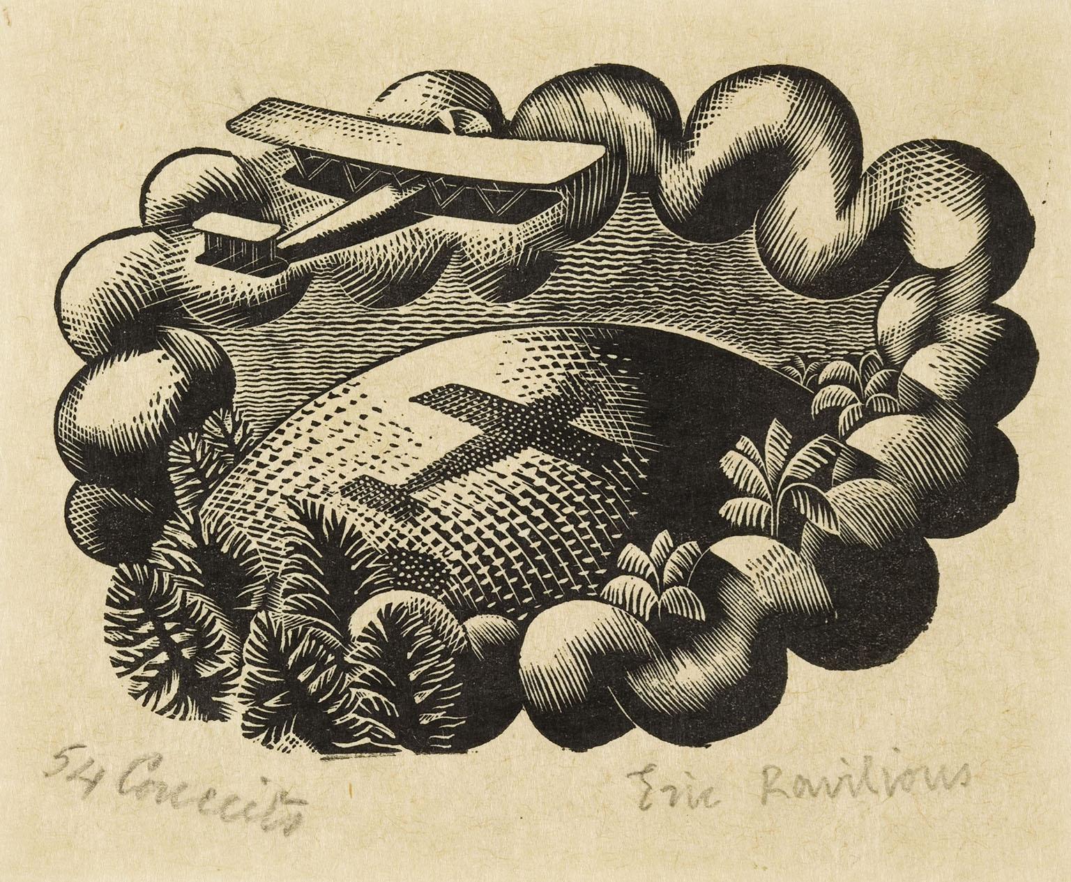 Eric Ravilious, A Young Airman, 1933