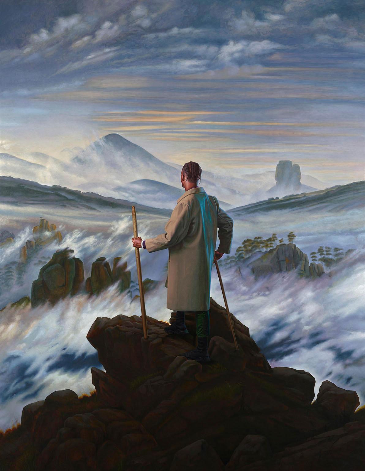 Kehinde Wiley, Prelude (Babacar Mané), 2021