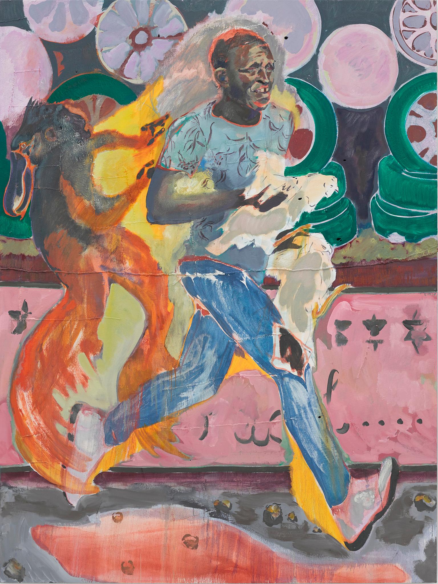 Michael Armitage, The Chicken Thief, 2019, Courtesy of the Artist and White Cube