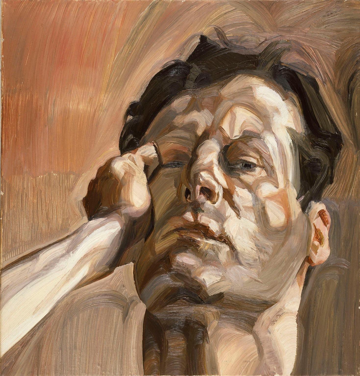 Lucian Freud, Man's Head (Self Portrait I), 1963