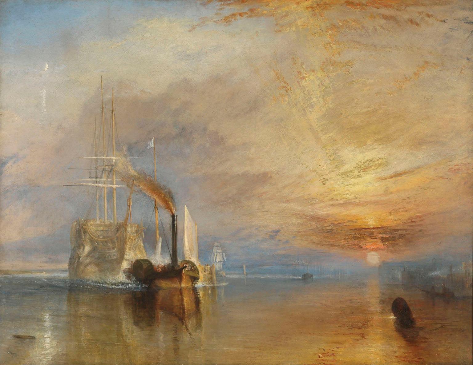 JMW Turner, The Fighting Temeraire, 1839