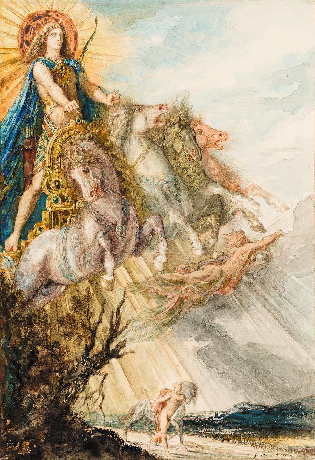 Gustave Moreau, Phoebus and Boreas, c1879-85