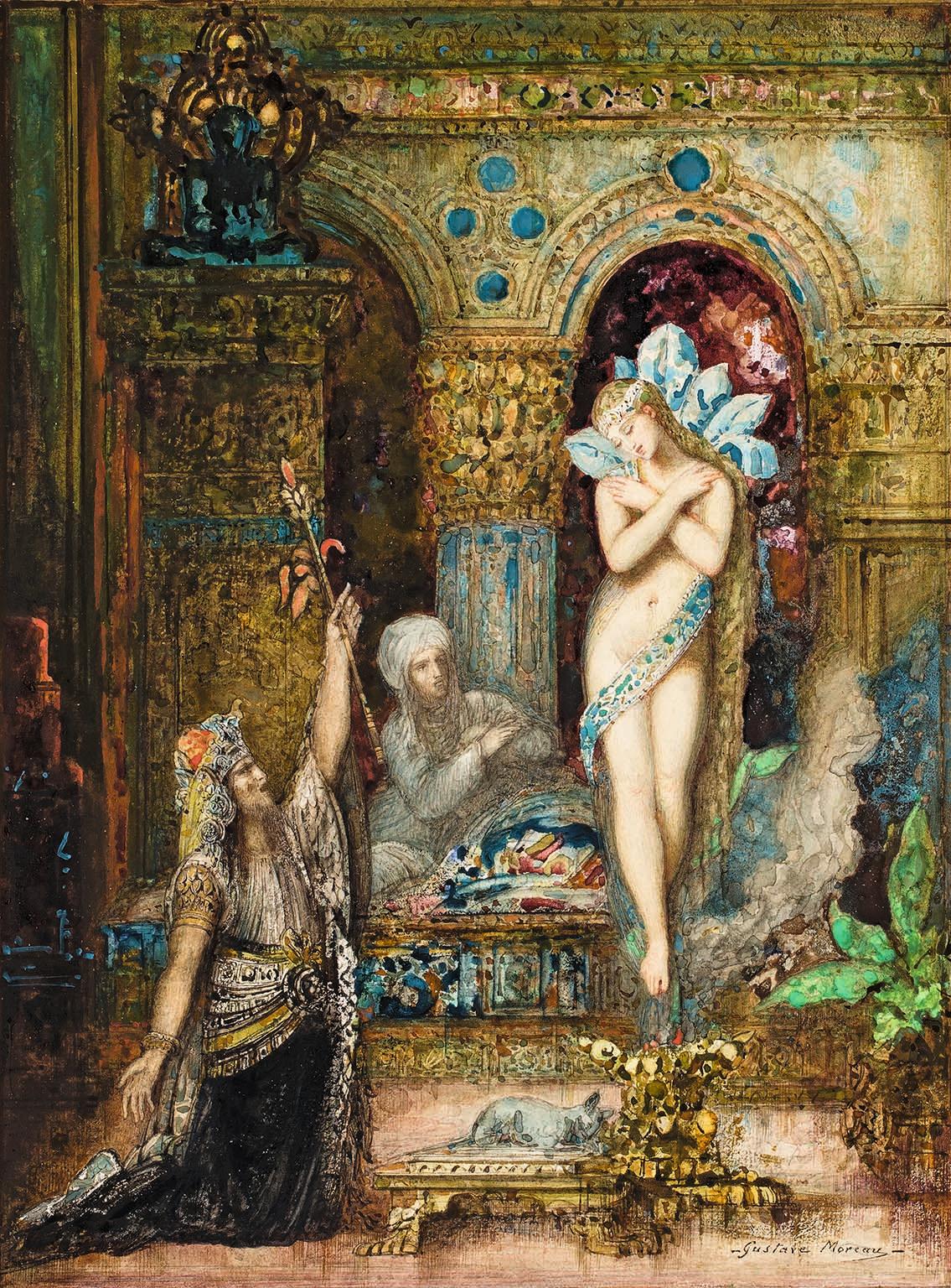 Gustave Moreau, The Mouse Transformed into a Girl, c1879-85