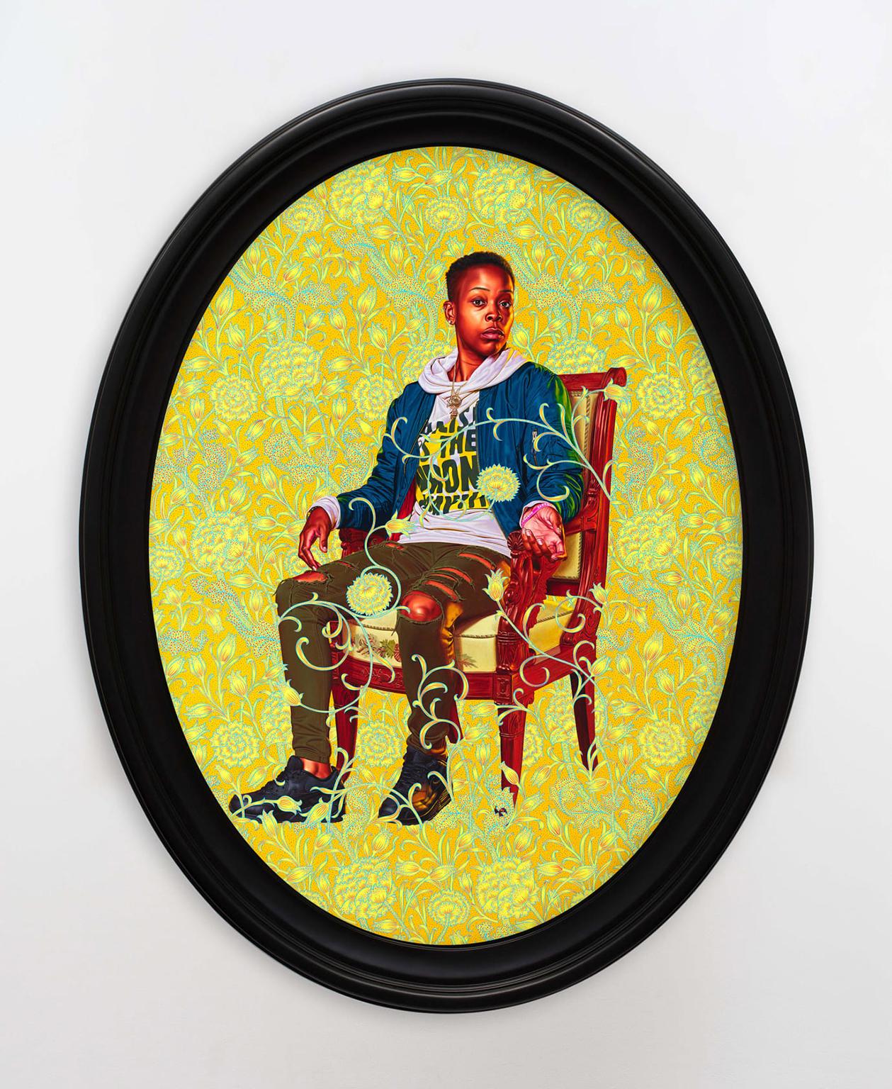 Kehinde Wiley, Portrait of Melissa Thompson, 2020, V&A East, Art Funded 2021