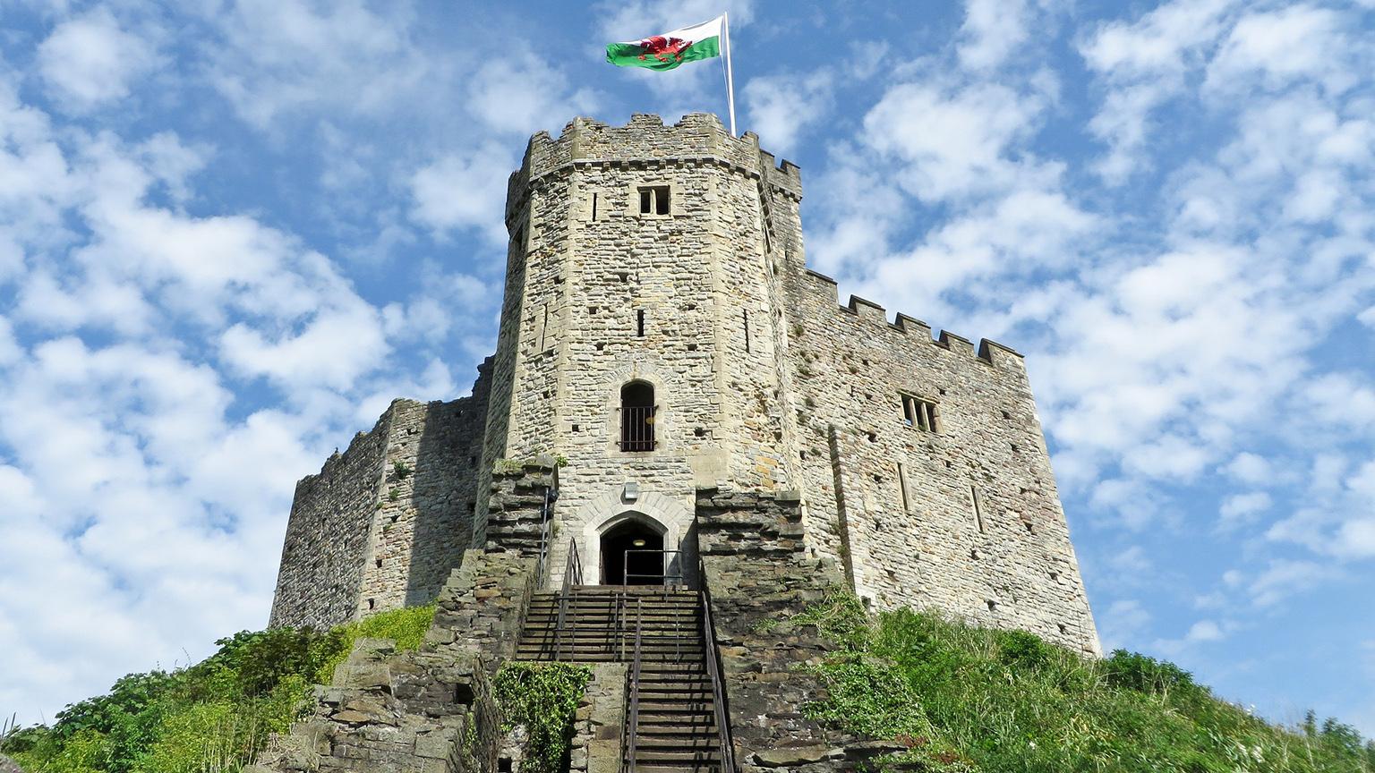 The Norman Keep at Cardiff Castle
