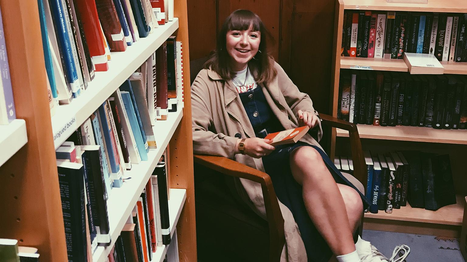 Polly at Glasgow Women’s Library