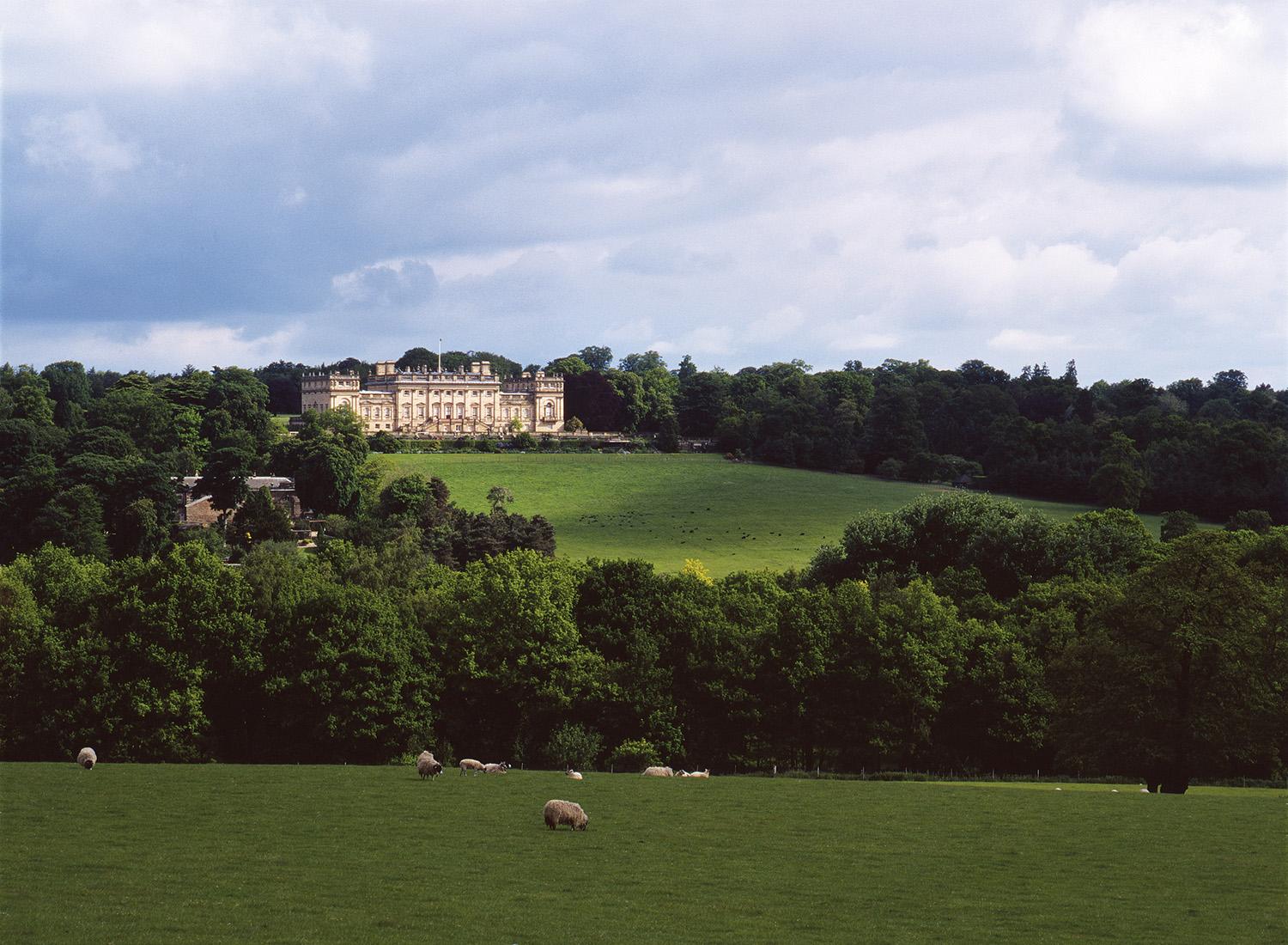Harewood House from the south,