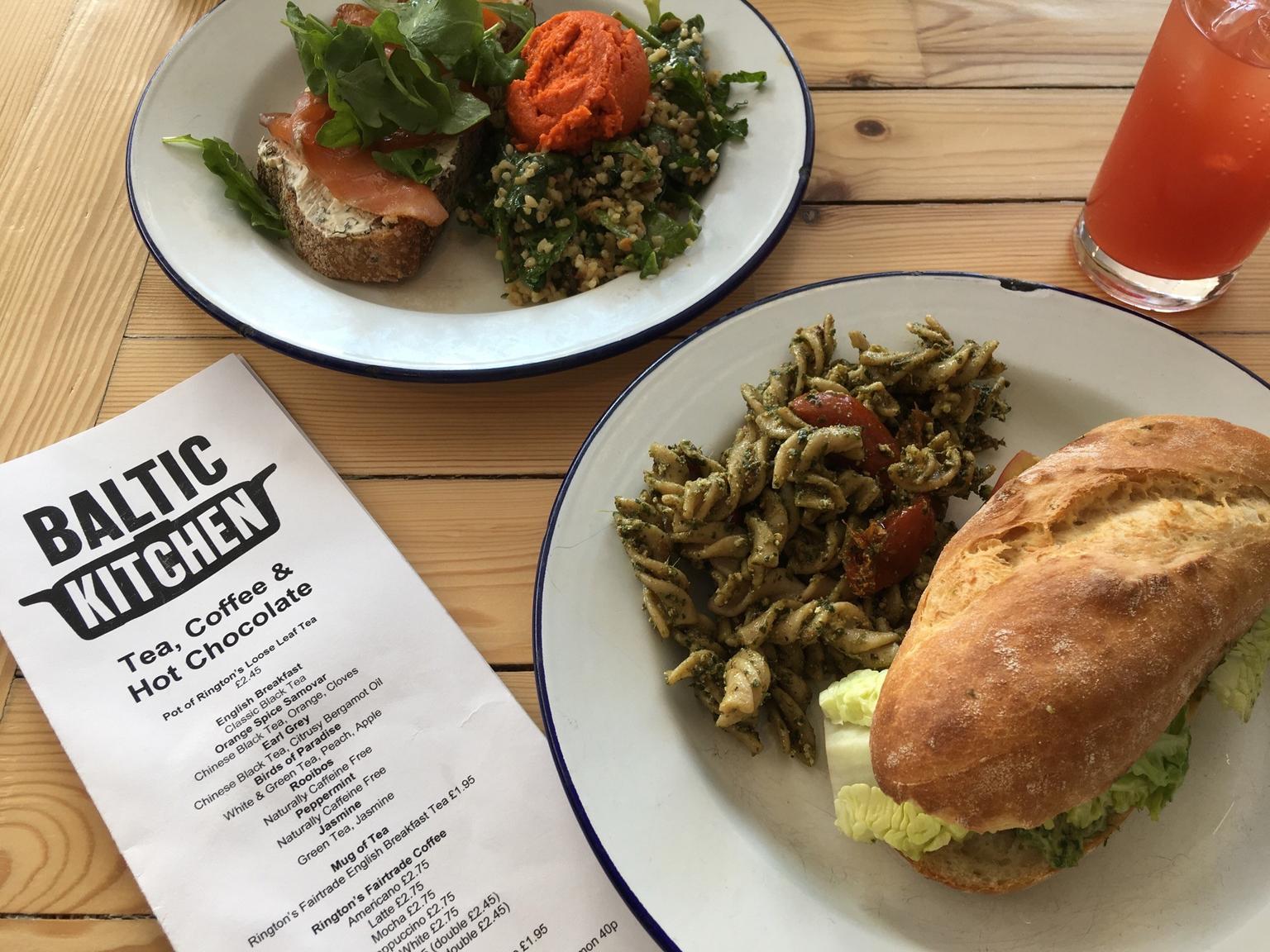 Lunch at the Baltic Kitchen. Photo: Laura Littlefair