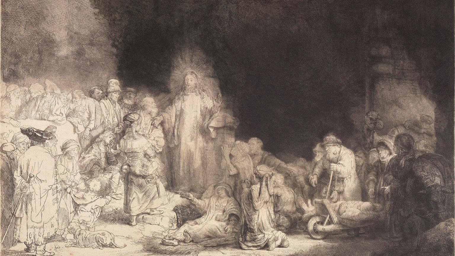 Rembrandt van Rijn, The Hundred Guilder Print, c1648